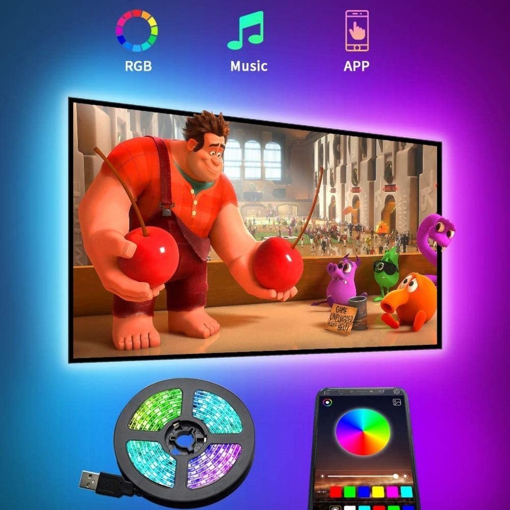 USB Powered LED Light Strip TV 65”-75” Backlight